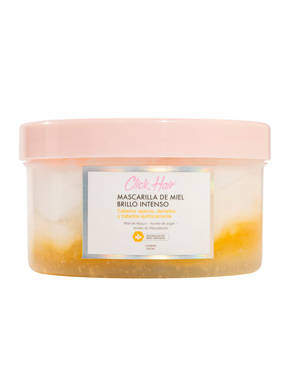Mascarilla de miel brillo intenso