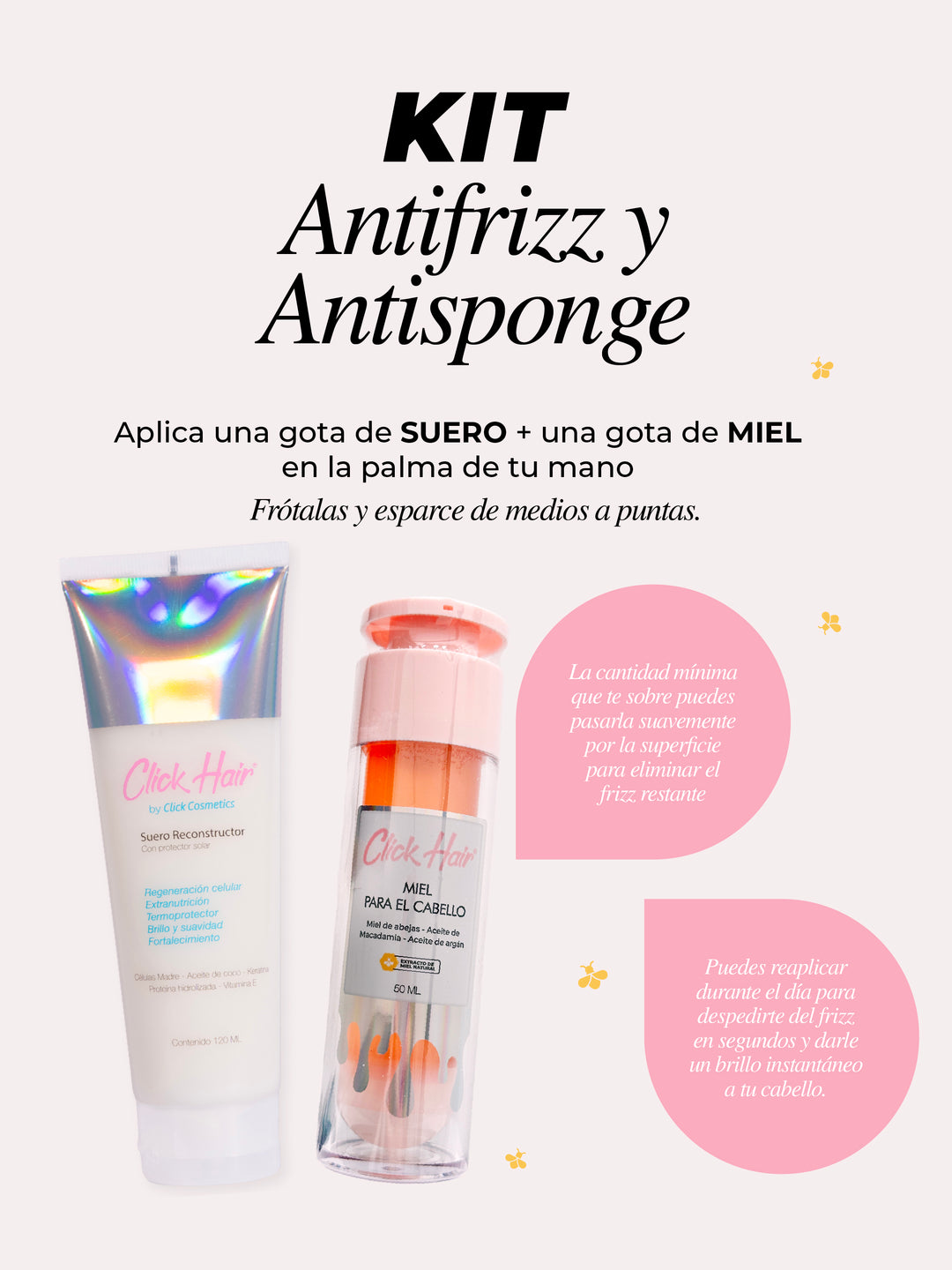 KIT ANTIFRIZZ Y ANTIESPONGE