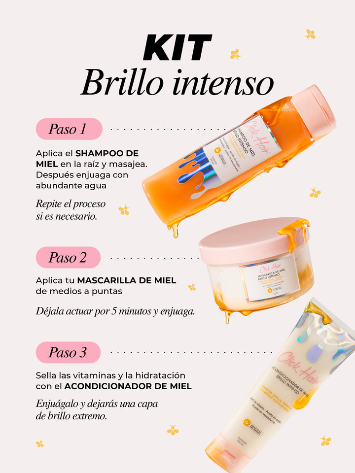KIT MIEL BRILLO INTENSO