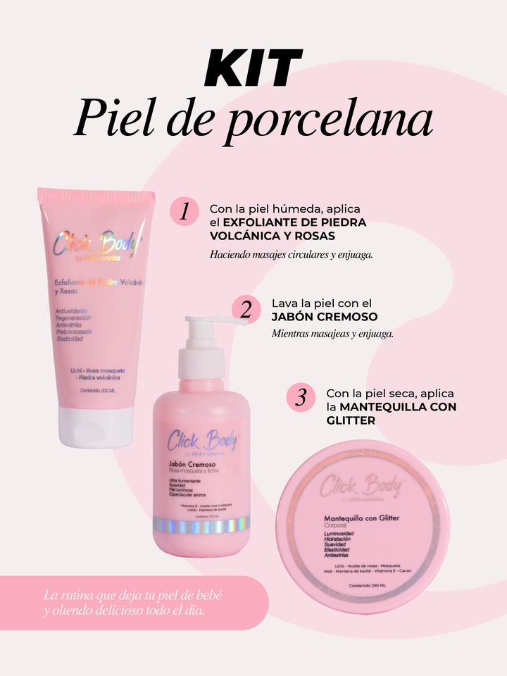 KIT PIEL DE PORCELANA Y GLOW