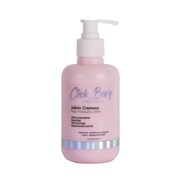 Jabón cremoso de rosa y lichis