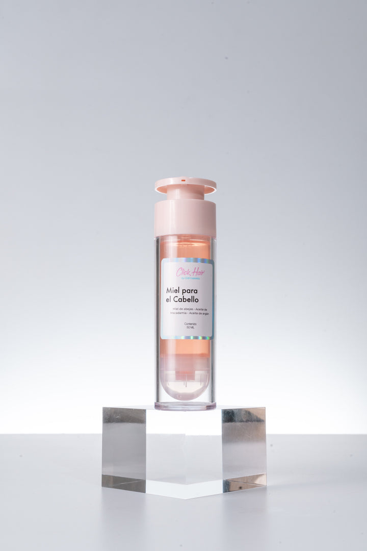 miel capilar con argán para dar brillo instantáneo al cabello