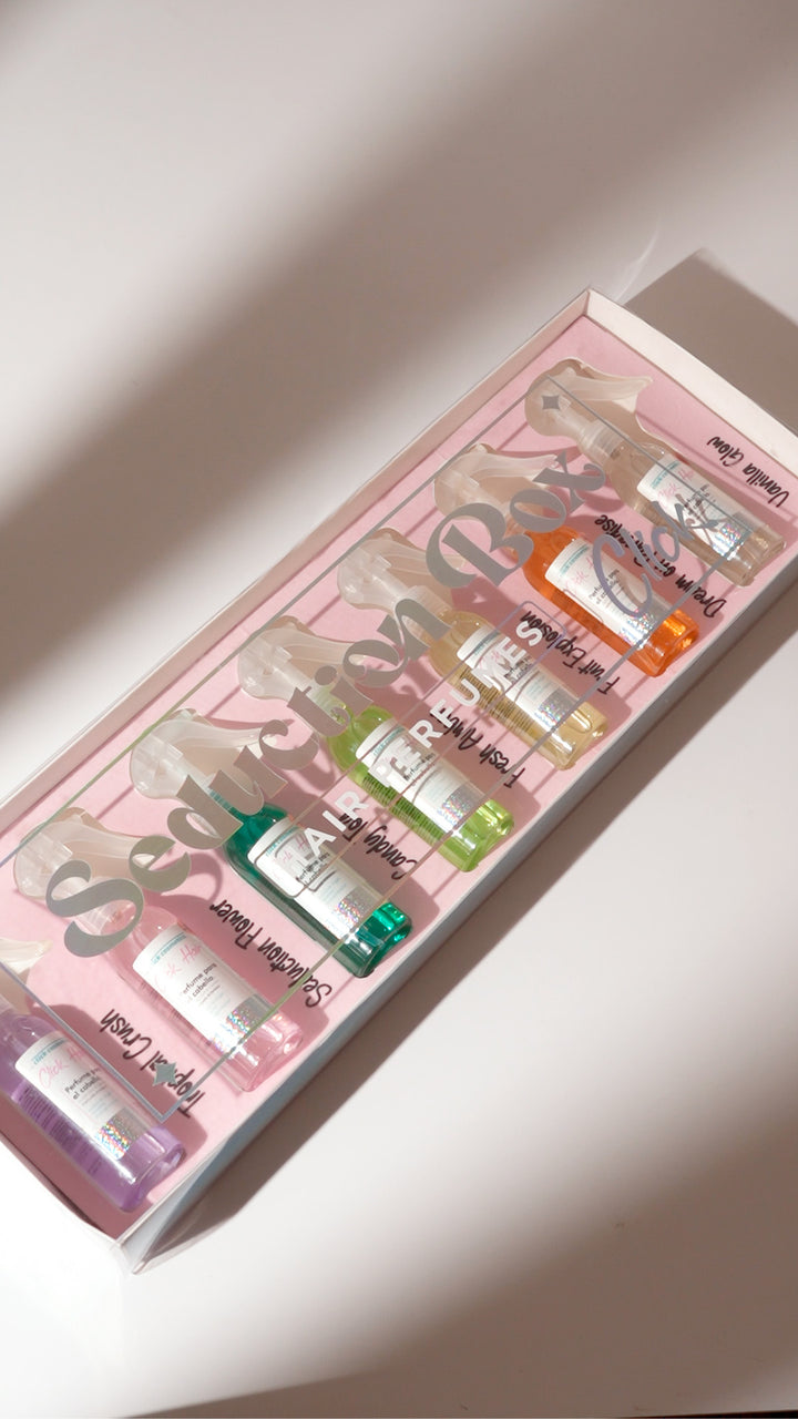 perfumes para el cabello en empaque luxury de colección